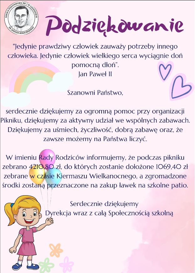 Więcej o: Podziękowanie