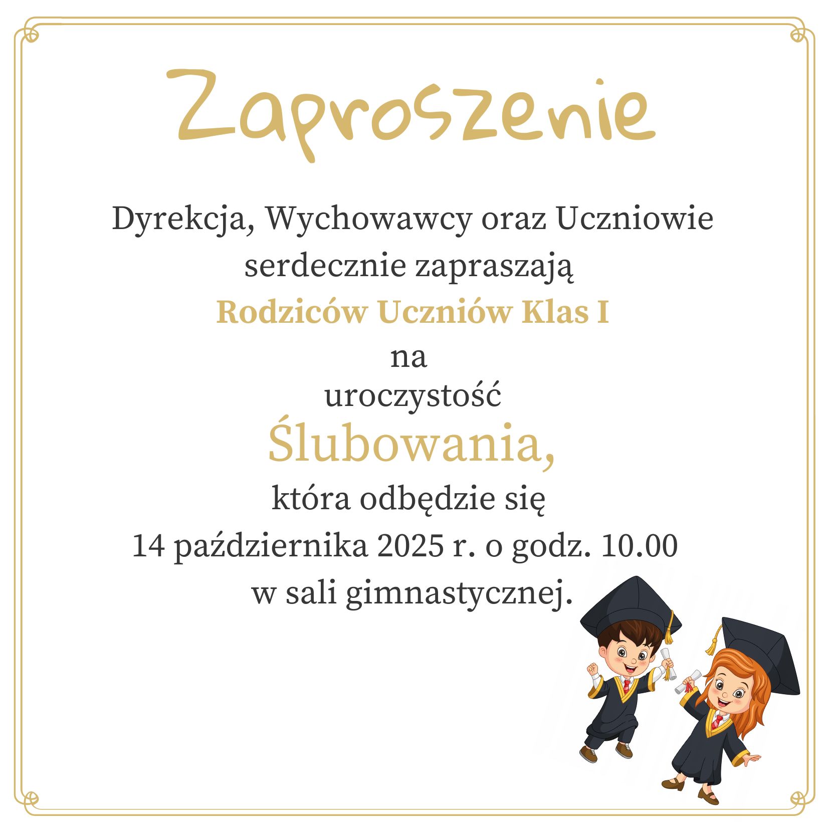 Więcej o: Ślubowanie Uczniów Klas Pierwszych
