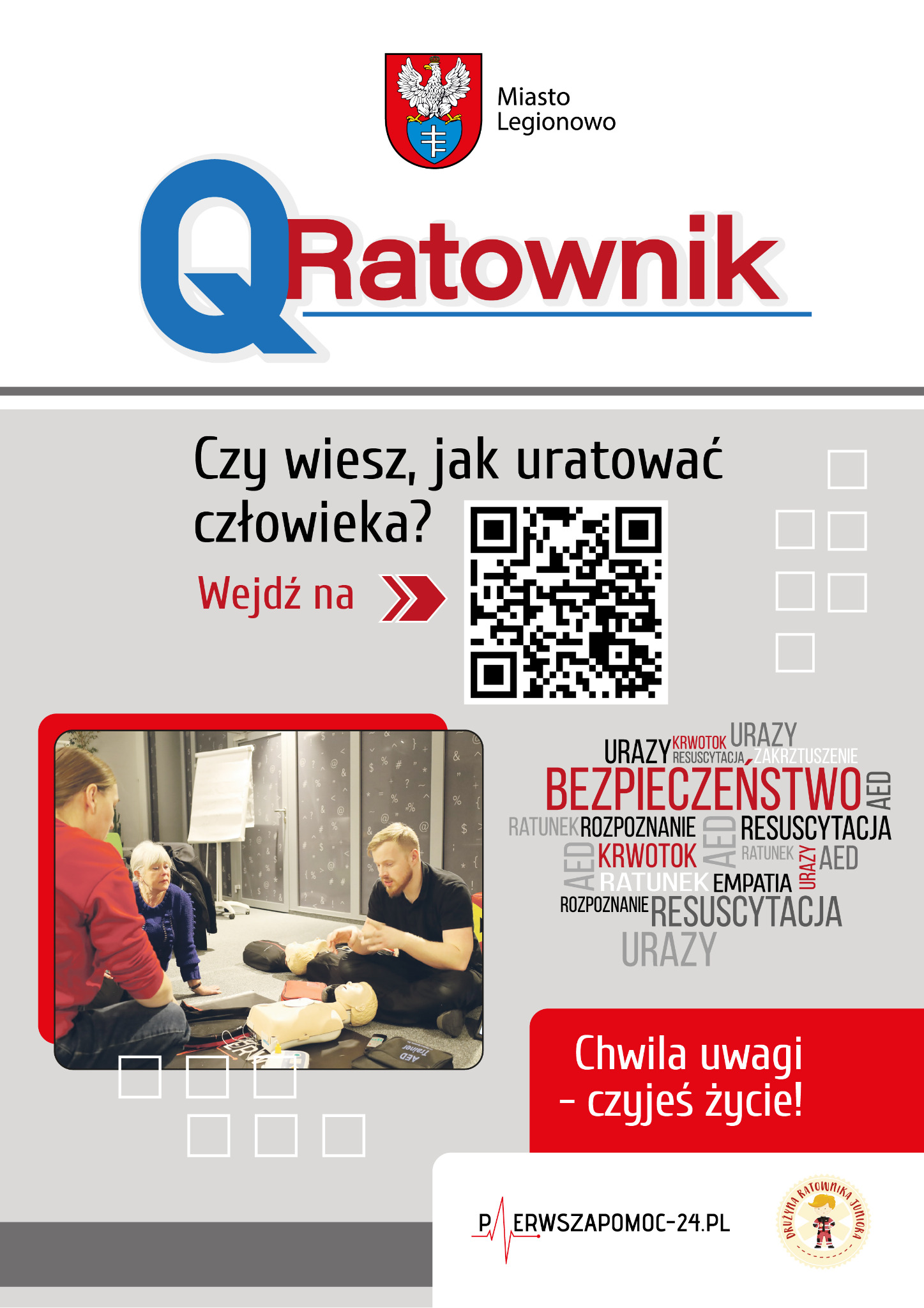 Więcej o: #QRatownik#pierwszapomoc#2minutydlażycia