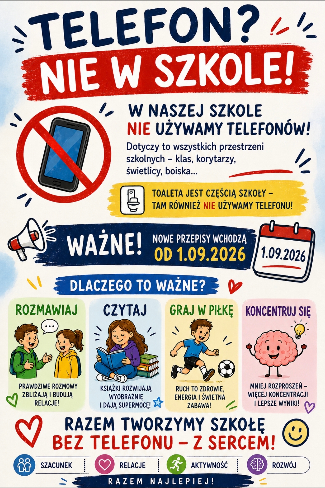 Więcej o: Zakaz używania smartfonów i innych urządzeń elektronicznych w szkole