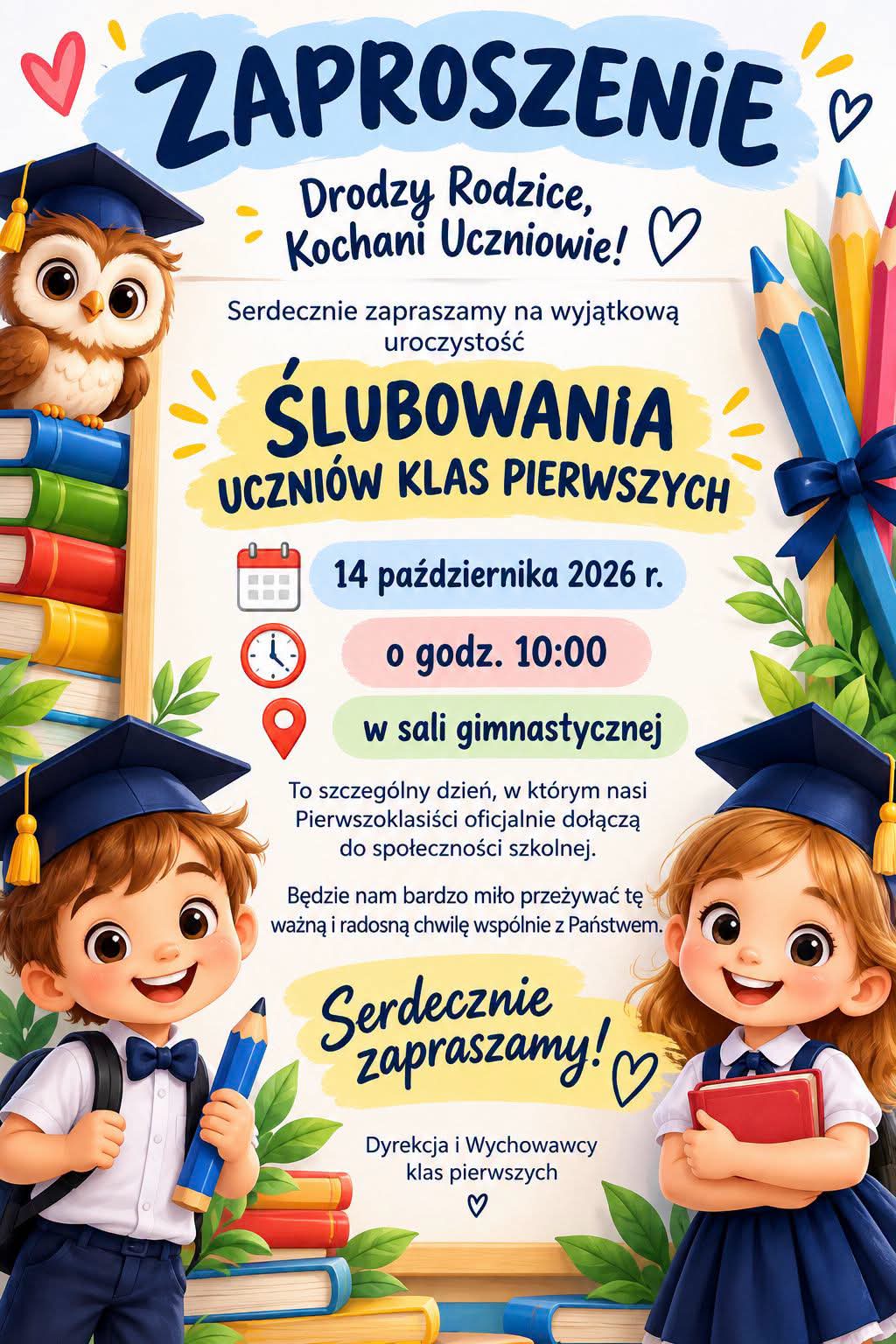 Więcej o: Uroczystość Ślubowania Uczniów Klas Pierwszych