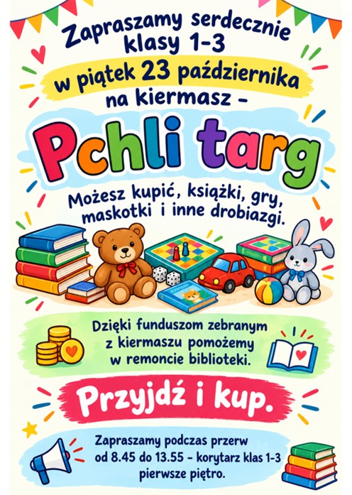 Więcej o: Pchli targ 
klasy 1-3